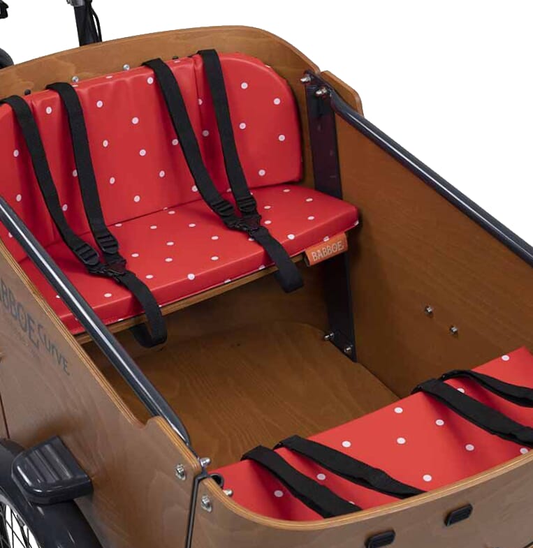 Babboe cushion set for Curve - Spotty Dots