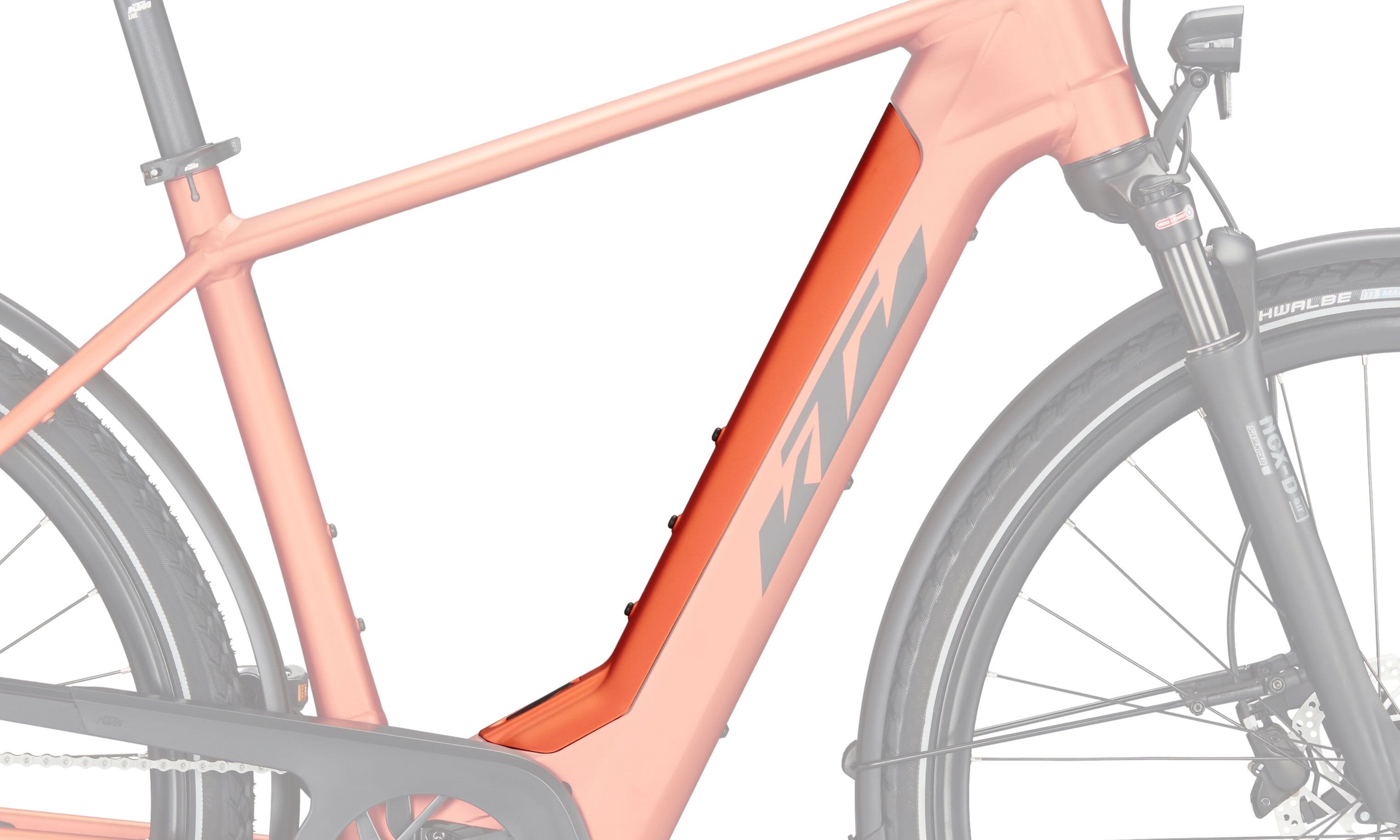 KTM PowerTube 750 Battery Cover 2023 - burnt orange matt aluminium