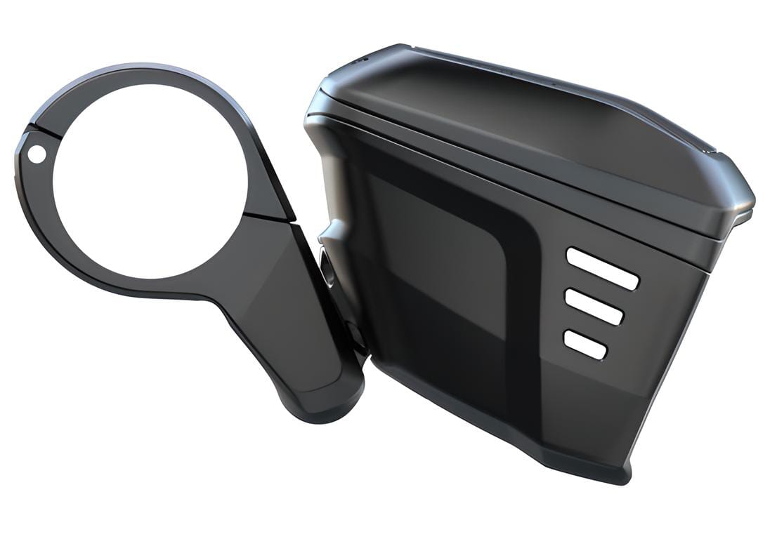 Busch and Müller handlebar bracket for Briq-XL E mounted