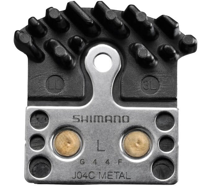 SHIMANO disc brake pad J04C metal with cooling fins