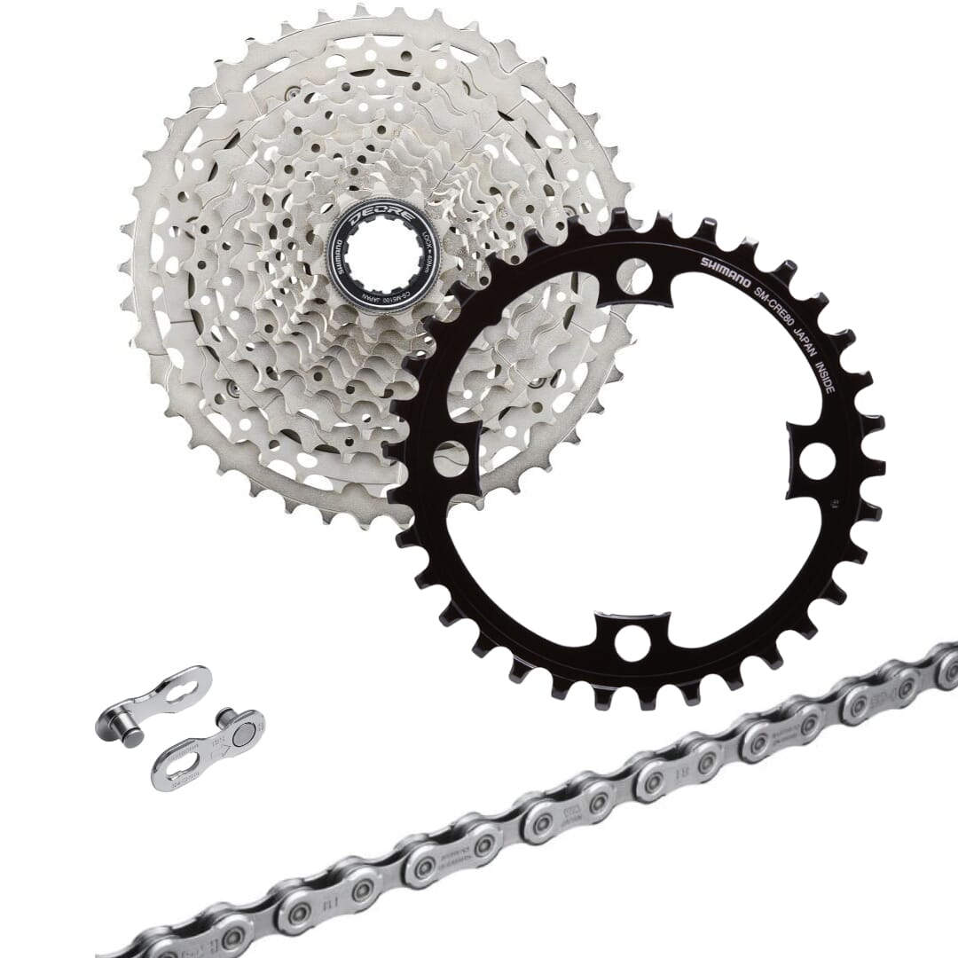 Bosch Gen.4/Gen.5 eBike wear set Shimano Deore 11-speed - Direct Mount 11-42 teeth