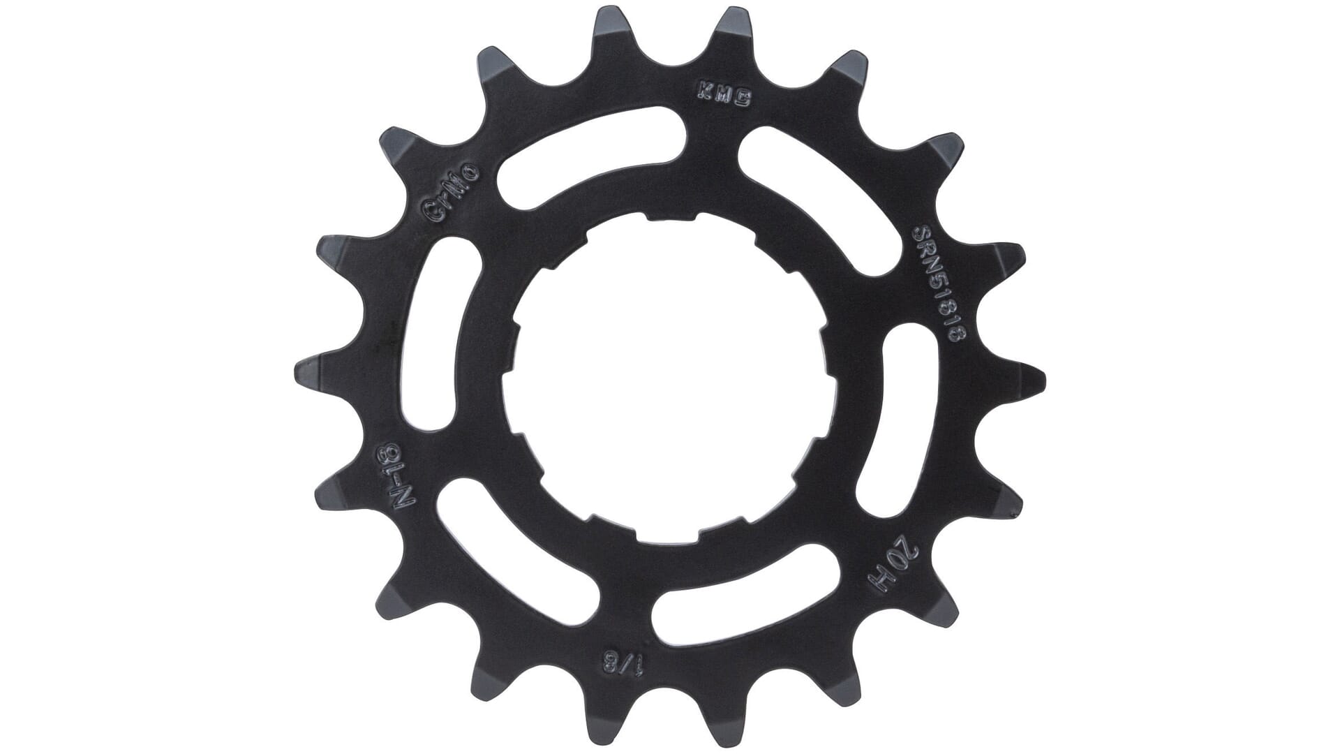 KMC rear hub sprocket for Enviolo hub gears 1/2 x 1/8 18 teeth