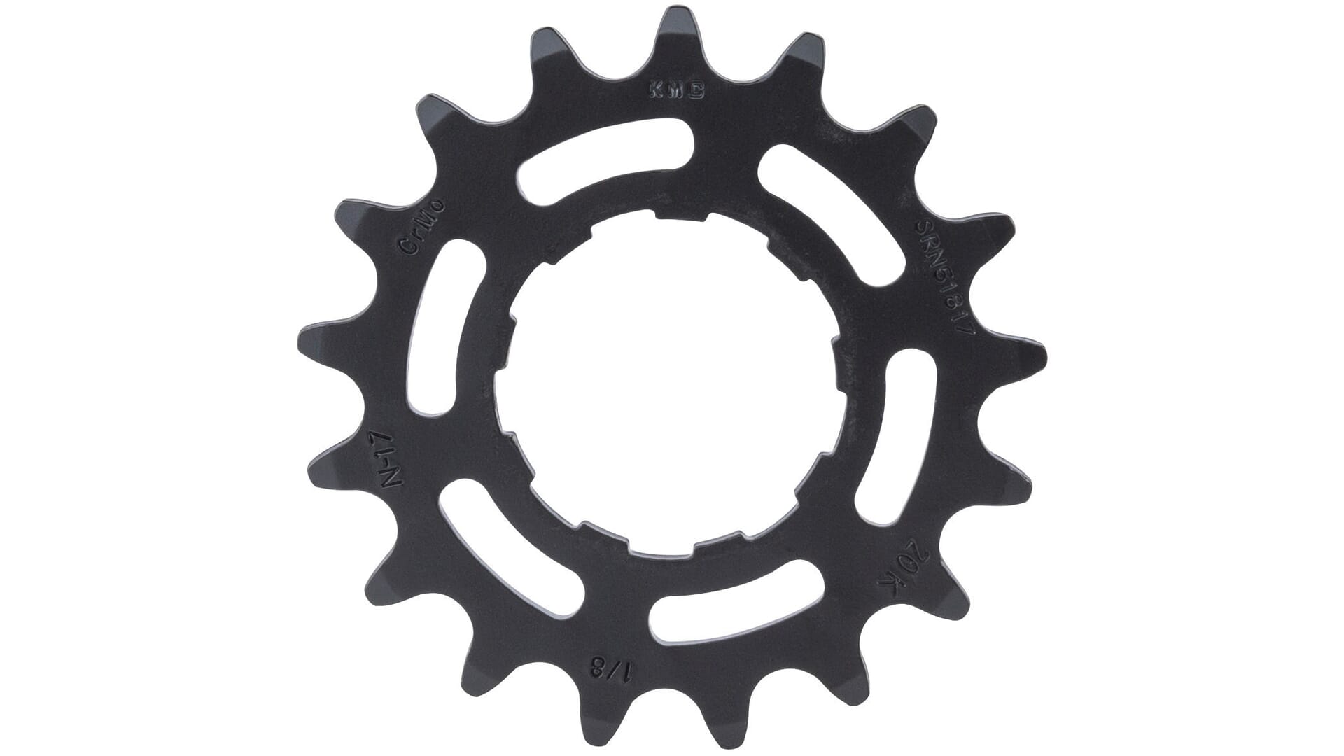 KMC rear hub sprocket for Enviolo hub gears 1/2 x 1/8 17 teeth